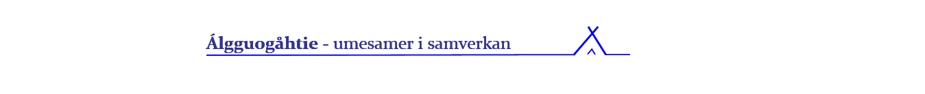 Inbjudan till umesamiskt språkbad i Strömbäck 27-29/5- 2016