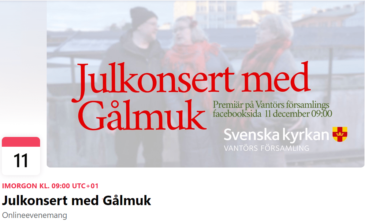 Gålmuks julkonsert