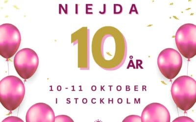 Niejda firar 10 år den 10-11 oktober!